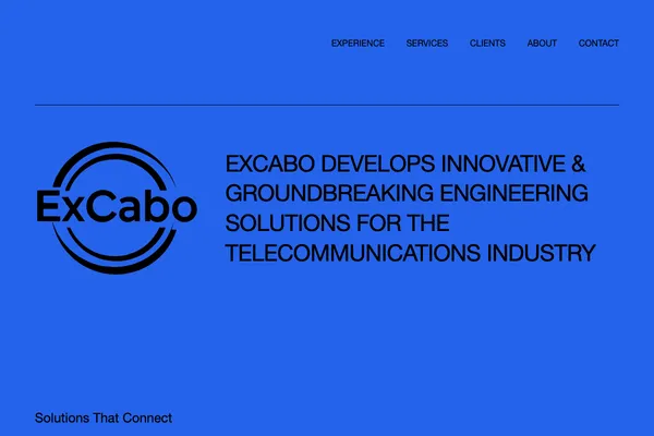 Screenshot of ExCabo website